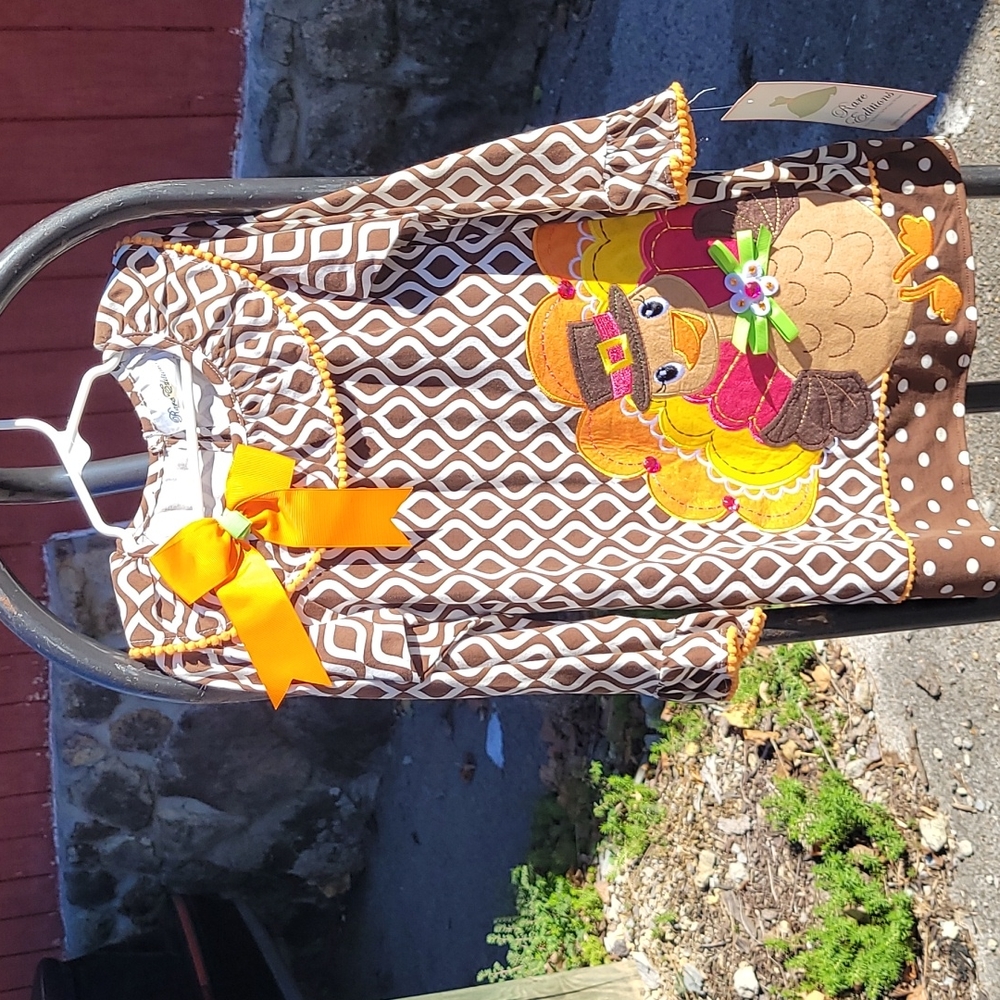 NWT Rare Editions Thanksgiving Dress - Size 6